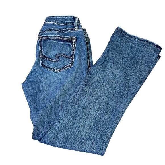 Silver Jeans Elyse bootcut jeans denim 27" X 28" - Picture 3 of 11